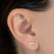 thumbnail image 2 of Aretes de oro 14k GIALLO Broquel GIALLO COLLECTION Ojos de oro amarillo, 2 of 5