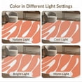 thumbnail image 7 of ODIKA 4'x6' Orange Vibrant Abstract Swirls and Waves Washable Area Rug Modern Artistic Expression for Contemporary Spaces for Home Office, Under Desk, Non-Slip Chair-Friendly, Flatwoven, 7 of 7