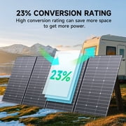 ALLPOWERS 400W 30.5V 13.11A Foldable Solar Panel Kit, Portable Solar Generator Charger with MC-4 Output, IP67 Waterproof for Outdoor Camping, RV, Power Station, Home Use