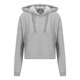 thumbnail image 1 of AWDis Just Hoods - Sudadera corta modelo Girlie para mujer (Gris Jaspeado), 1 of 2
