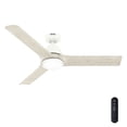 thumbnail image 2 of Hunter 52 inch Aeronaut Wi-Fi ENERGY STAR® Matte White Damp Rated Ceiling Fan with LED Light Kit and Handheld Remote, 2 of 17