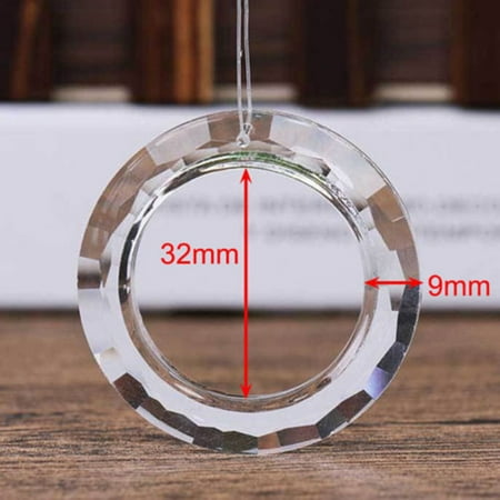 

1PCS Handing Ring Chandelier Glass Crystals Lamp Prisms Parts Drops Pendant