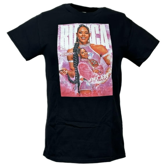 Bianca Belair Poster Print Black T-shirt