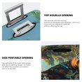 thumbnail image 5 of Balery Luggage Cover Forest Meditating Gorilla Print Suitcase Covers for Luggage Elastic Washable Suitcase Protector Fits 18-32 Inch Luggage-Small, 5 of 9