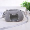 thumbnail image 4 of Mochila Bolsa de hombro portátil de moda para mascotas, hámster, conejo, nido de conejo (gris) Tmvgtek Libre de BPA, 4 of 8