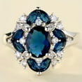 thumbnail image 2 of K-KED Gorgeous 925 Silver Ring Cubic Zirconia Women Wedding Delicate Jewelry Gifts Sz 6-10-9-#2, 2 of 8