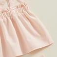 thumbnail image 6 of Bagilaanoe 2pcs Toddler Baby Girl Shorts Set Sleeveless Sleeve Cami Tops + Ruffle Shorts 1T 2T 3T 4T 5T Kids Casual Summer Clothes, 6 of 6