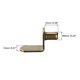 thumbnail image 2 of Soporte de estante en forma de L Uxcell de 0.24" de hierro bronce 40Pcs, 2 of 3