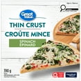 thumbnail image 1 of Pizza Croûte mince aux épinards Great Value 390&nbsp;g, 1 of 4