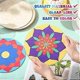 thumbnail image 3 of 22 pcs Wood Painting Set Mandala 10 Mandala Unfinished Wood Cutouts with 12 Pens, 3 of 5
