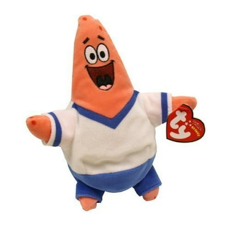 TY Original Beanies Baby - PATRICK STAR ( HE SHOOTS HE SCORES - Exclusive ) Soccer Plush