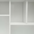 thumbnail image 6 of DEALTOPS Home Office Computer Desk with Hutch, 3 Drawers, Study Table, Keyboard Tray, White, 6 of 9
