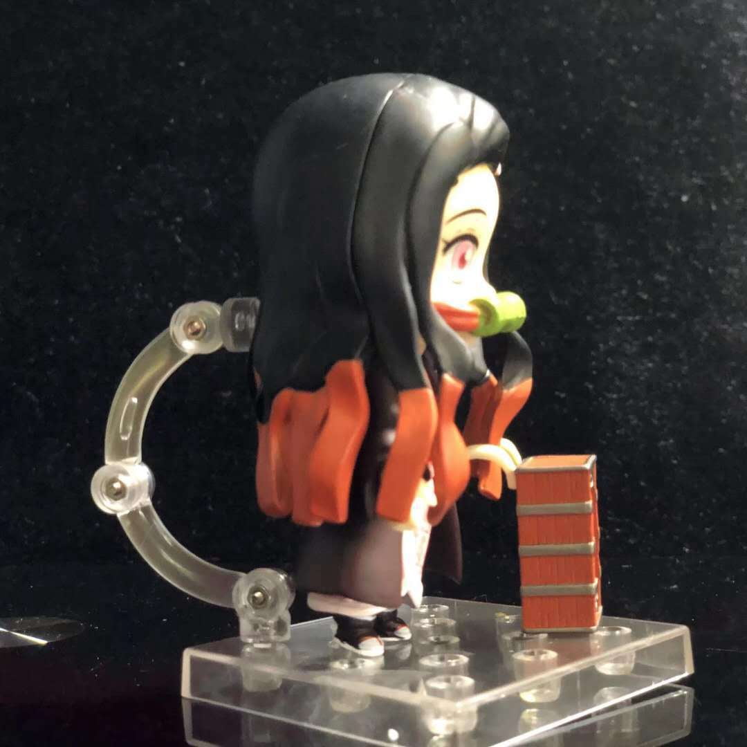 New Kamado Nezuko (Q Ver) Character Anime Model Statue Action Figures Desktop Ornament Popular Decorations Fan Souvenirs Creative Gift Collectable