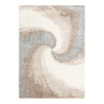 thumbnail image 3 of Unique Loom Soft Touch Shag Collection Area Rug - Selin (7' x 10' Rectangle Khaki/Ivory), 3 of 7