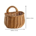 thumbnail image 2 of WEUVEB Cesta Tejida Para Almacenar Huevos Y Ajo Color Marrón Con Rústico Y Práctico, 2 of 8