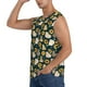 thumbnail image 3 of Fotbe Bear Sunflower Men's Camiseta sin Mangas Estampada para Hombres, Playera Casual para Gimnasio, Entrenamiento, Playa-Small, 3 of 7