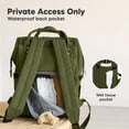 thumbnail image 5 of KeaBabies Mochila para pañales para bebé, bolsa de bebé para niños, niñas, mochila impermeable multifunción para bebé, bolsas de pañales grandes para bebé niña, bebé niño, bolsa de pañales de viaje co, 5 of 5