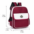 thumbnail image 3 of AHMOMEI Contrast Trim Backpack 13.39", Multi Pocket Casual Daypack with Adjustable Shoulder Straps, Waterproof Portable Carry Bag for Playtime, Trip, 3 of 7
