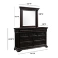 thumbnail image 2 of TOV Furniture Stamford Brown Mirror, 2 of 7