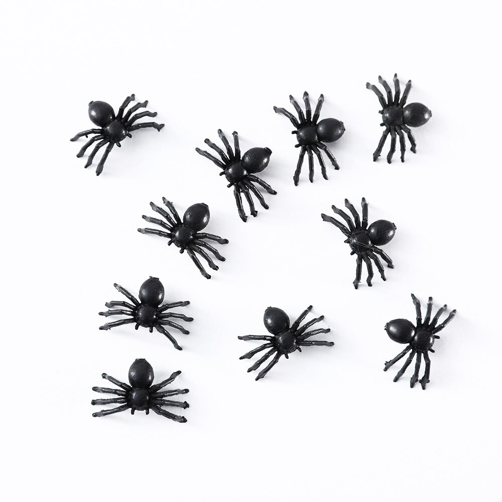 Arañas de plástico realistas, juguetes de araña pequeños de 3 tamaños ...