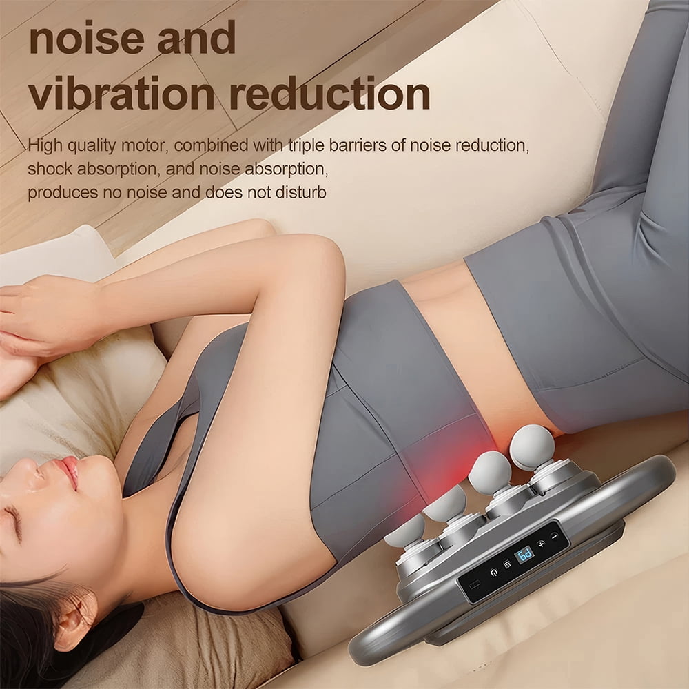 16-Head Deep Tissue Massage Gun Set, 9 Modes & 9 Intensity Levels, Percussion Muscle Massager with Light Therapy, Smart Timing & USB-C Charging for Back/Shoulders/Legs/Waists Pain Relief