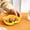 Yellow, variant on FeiFu Reusable Dinner Plates,Dishware for Indoor Outdoor Dining, Camping Trips with Non-Slip Food-Grade Silicone Base 3.35x3.15 Inches Orange