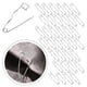 thumbnail image 2 of Paquete de 100 imperdibles curvos de metal para patchwork con bordes seguros., 2 of 5
