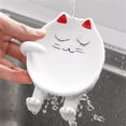 thumbnail image 6 of CHENjy Spoon Rest for Stove Top, Ceramic Cat Spoon Holder, Multifunctional Utensil Rest with Lid Stand, Kitchen Counter Organizer for Ladle Spatula and Cooking Tools, 6 of 7
