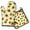 White Sunflower, variant on Black Sunflower Kitchen Oven Mitt and Pot Holder Sets 2 Pcs for Baking, Cooking and Grilling, Heat Resistant Up To 392 °F