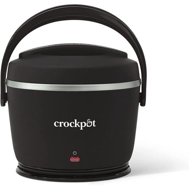 Crockpot 20-oz Lunch Crock Food Warmer Heated Lunch Box Black