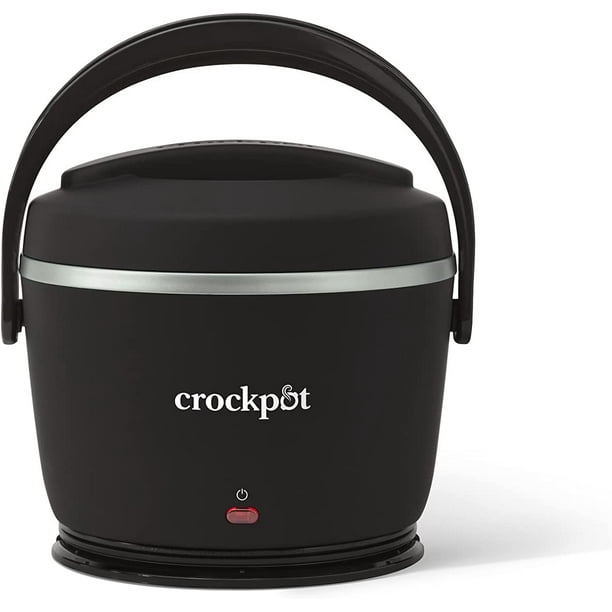 Crock Pot 20-oz Lunch Crock Alimentaire Chaud Boîte à Lunch Chauffée Noir