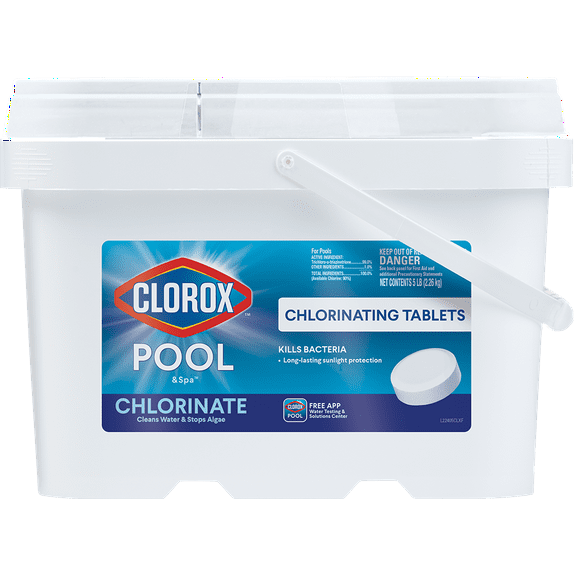 Clorox Pool & Spa Active 99 3" Chlorinating Tablets for Swimming Pools