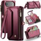 thumbnail image 1 of Cartera cruzada para iPhone Air 【Bloqueo RFID】con ranura para billetes y cremallera para 10 tarjetas, correa de hombro magnética de cuero PU suave para iPhone Air Wallet Case para mujer, 1 of 10