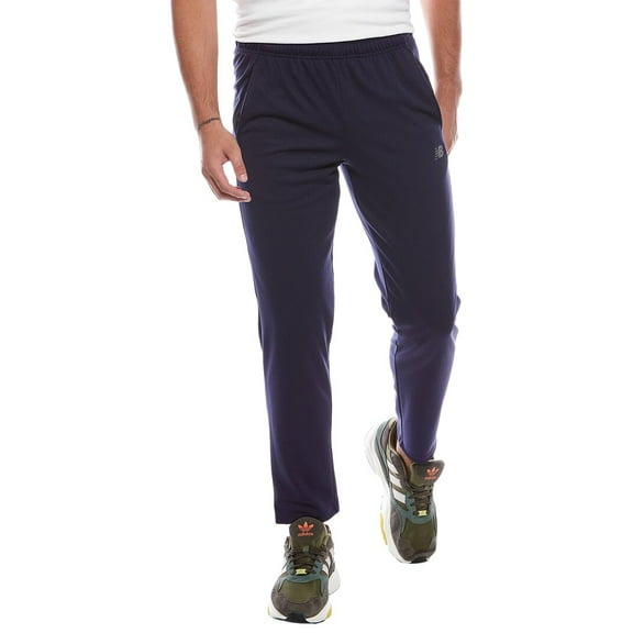 New Balance mens Core Knit Pant, m, Blue