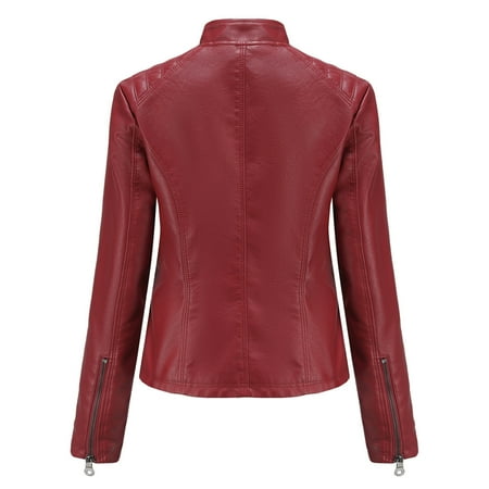 

CAICJ98 Scrub Jackets For Women Women s Casual Blazers Long Sleeve Oversized Open Front Business Lapel Button Work Office Jackets Red L