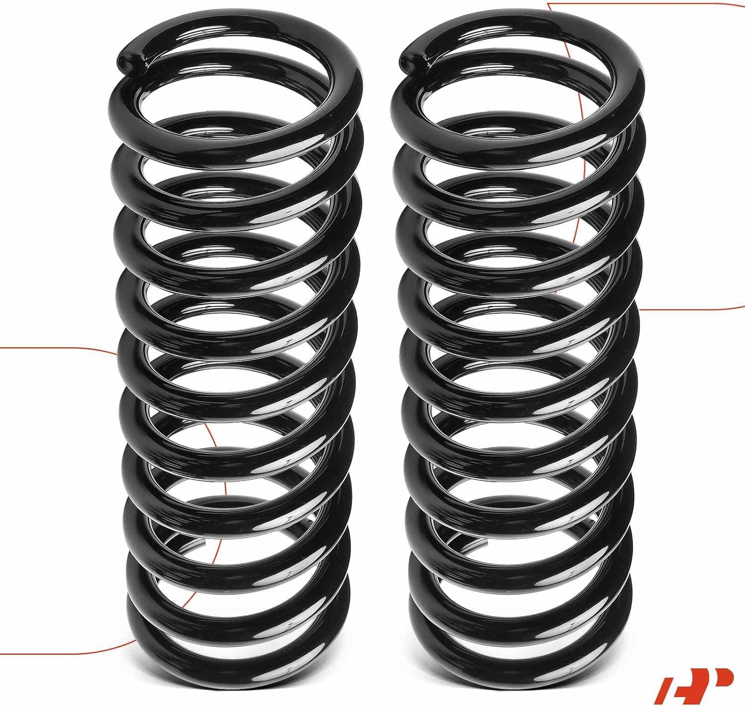 A-Premium 2Pcs Rear Suspension Coil Spring Set Compatible with Chevrolet Impala 1959-1964, Biscayne 1959-1964, Bel Air 1959-1964, Driver and Passenger Side