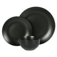 thumbnail image 4 of Gibson Home Queensland Black 12-Piece Stoneware Dinnerware Set, 4 of 9