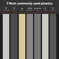 thumbnail image 3 of 56PCS Plastic Welding Rods- 7 Types of Welding Plastic (PP PU ABS PE TPO PA PC) Heating 2-In-1 Plastic Welder Soldering, 3 of 6