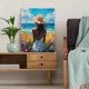 thumbnail image 5 of Qisvanset Framed Canvas Wall Art 12x16 Inch French Beach Coastal Scripture Granddaughter Art, 5 of 5