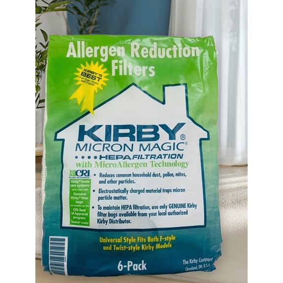 Kirby 6PCS Cloth Sentria Hepa Micron Magic Ultimate G Vacuum Bags 1 Free Belt for Home Cleaning