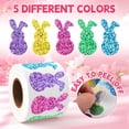 thumbnail image 4 of Yippzo St Patricks Day Stickers, Shamrock Stickers Roll, Sparkly St. Patrick's Day Saint Patricks Day's Lucky Clover Self-Adhesive Laser Seal Labels Decor, 4 of 15