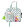 thumbnail image 2 of Bolsa Mochila de hombro a cuadros japonesa de gran capacidad para estudiantes (verde) Ehuebsd Nuevos Originales, 2 of 9