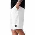 thumbnail image 4 of Men's Biker Shorts Casual Solid Color Drawstring Wide Leg Spandex Elastic Waist Gym Shorts with Pockets White S-3XL, 4 of 9