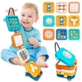 thumbnail image 1 of Montessori Busy Board weirtoya Baby de 1 año con 8 actividades, 1 of 6