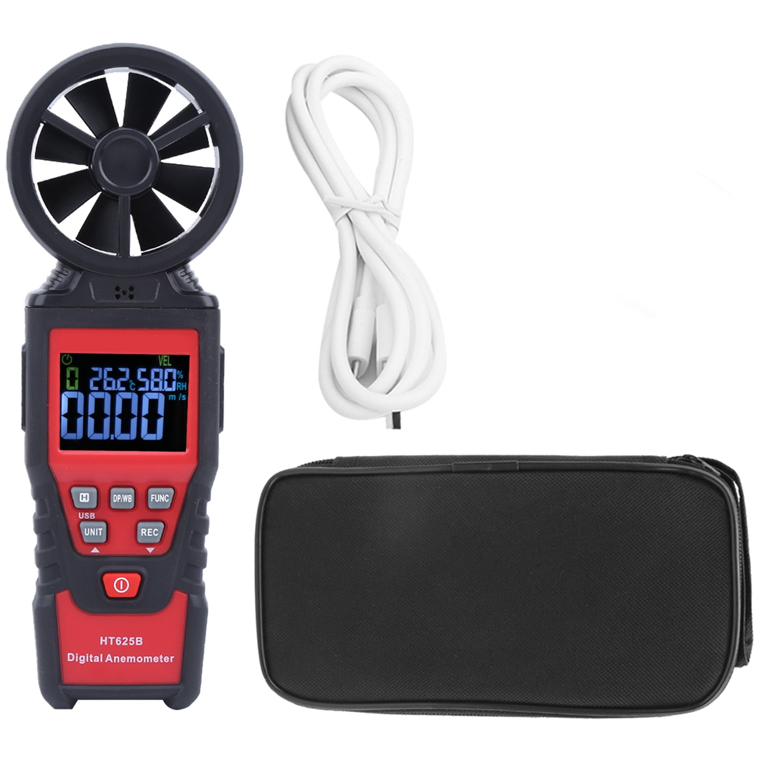 Wind Speed Meter Wind Speed Tester Wind Speed Gauge HT625B Handheld