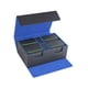 thumbnail image 3 of Estuche organizador de cartas de juego multifunción con capacidad para 400 cartas coleccionables Interior azul y verde., 3 of 9