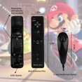 thumbnail image 2 of Mando a distancia y Nunchuk para Wii, mando a distancia Plus para Wii con Motion Plus y Nunchuck, mando a distancia Joystick para Wii Control remoto de juegos con funda de silicona negro BANYUO  Hogar, 2 of 6
