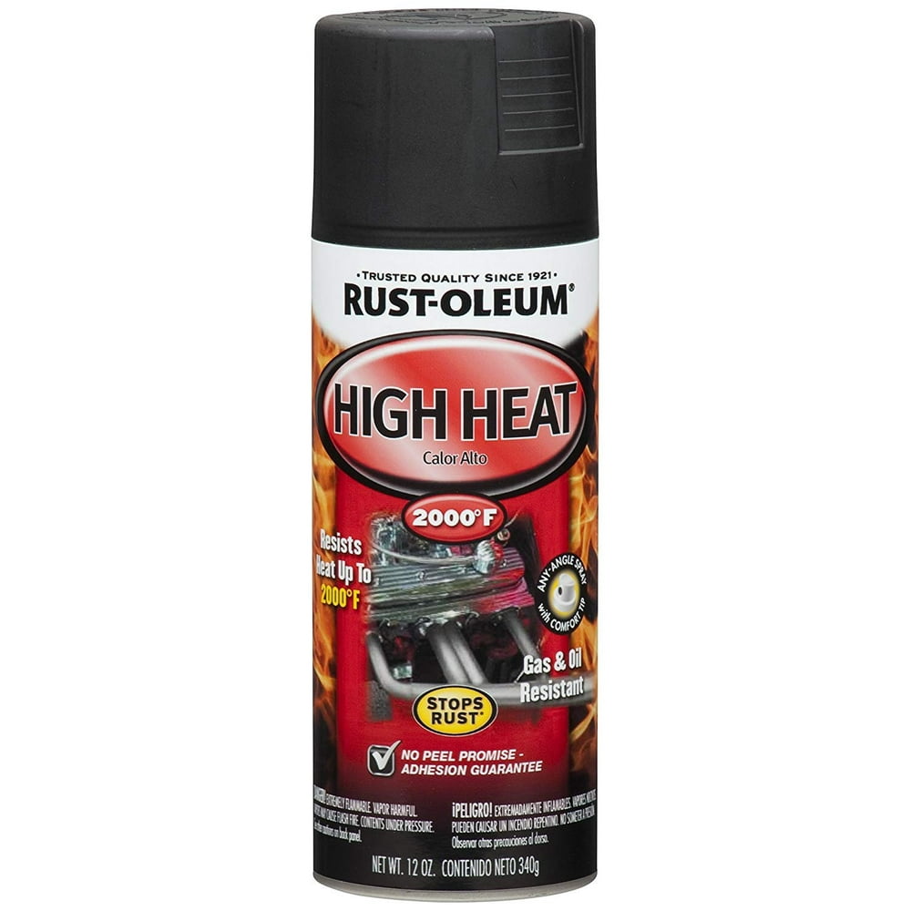 RustOleum High Heat 2489036 PK Automotive 12Ounce 2000 Degree Spray