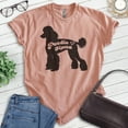 thumbnail image 2 of Poodle Mama T-shirt, Unisex Women's Shirt, Standard Poodle Owner, Best Dog Mama Gift, Heather Sunset, Medium, 2 of 6