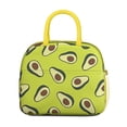 thumbnail image 2 of Lunch Bag Lunch Box for Women Reusable Insulated Lunch Bags,Water-Resistant Avocado Pattern Cooler Lunch Tote Bag, Large Capacity for Work Travel Picnic, 2 of 6